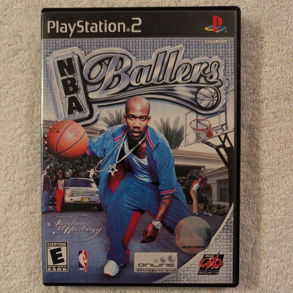PlayStation 2 NBA Ballers Video Game PS2 w/ manual